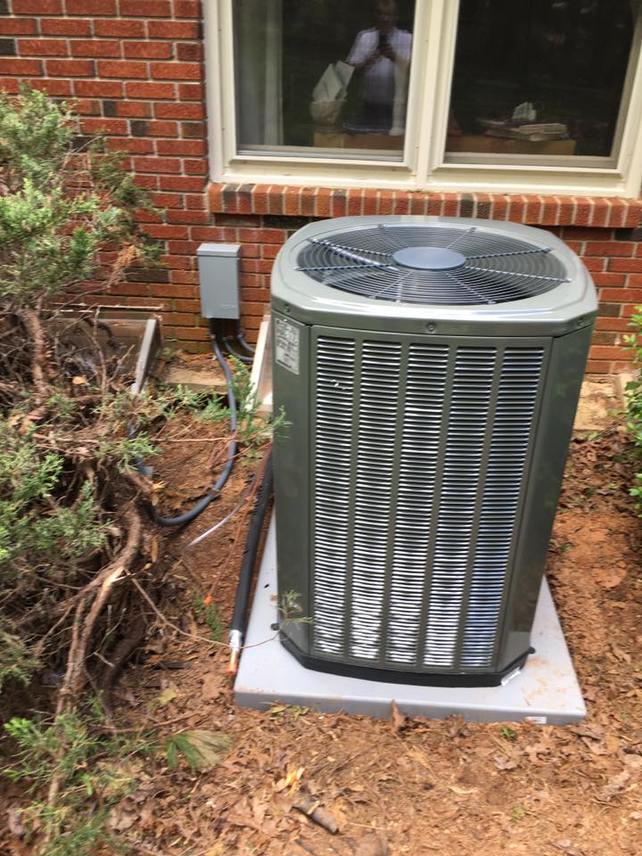 CAM Heating & Cooling HVAC | Etowah, NC | unit outside a home