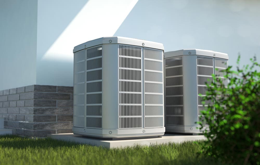 CAM Heating & Cooling | Etowah, NC | residential heating and air units outside a home